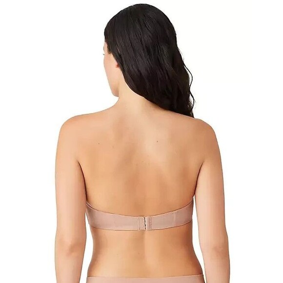 New Wacoal Size 34D Sand 854119 Red Carpet Convertible Strapless Underwire Bra - Picture 2 of 14